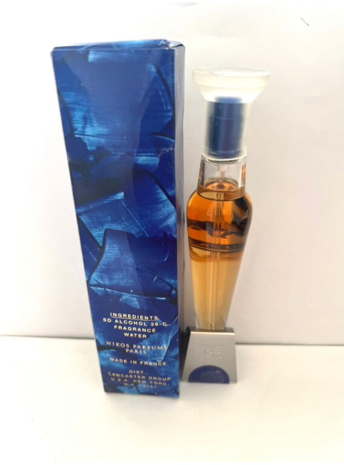 Sculpture Nikos Parfums eau de parfum 30ml. Very Rare.Vintage