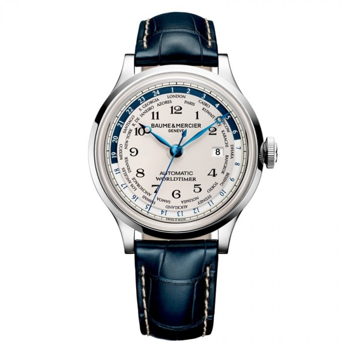 Baume & Mercier Capeland Worldtimer Stainless Steel M0A10106