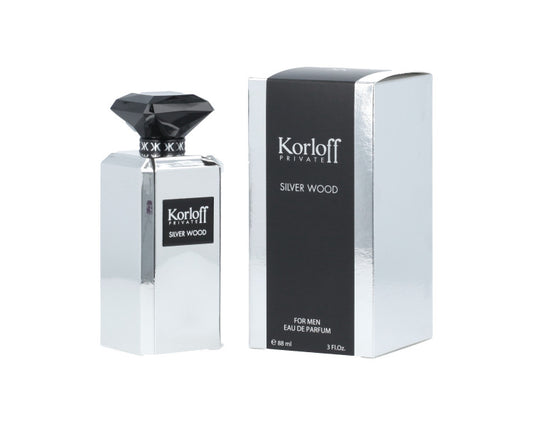 Korloff private silver wood  for men eau de parfum 88 ml.