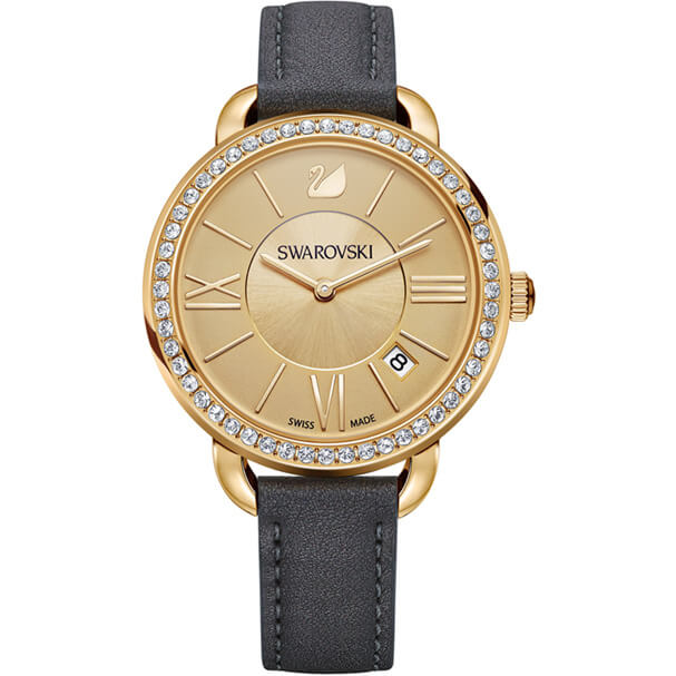 SWARVOSKI AILA DAY MONTRE, GOLD TONE